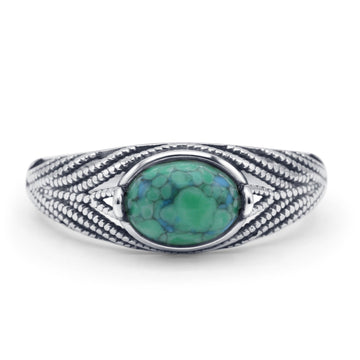 Oval Turquoise Ring